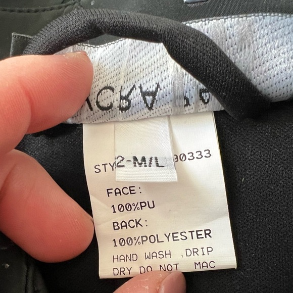 Women’s MYCRA PAC Raindrops Charcoal/black Rain coat with hood in size XL - Picture 4 of 11